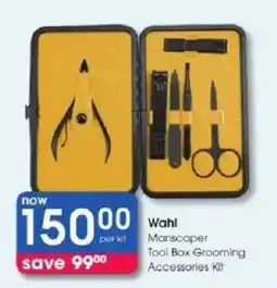 Clicks Wahl Manscaper Tool Box Grooming Accessories Kit offer
