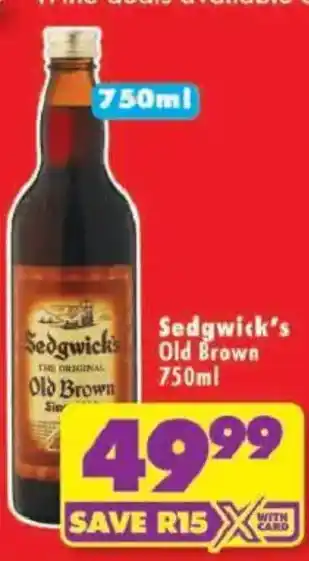 Shoprite Sedgwick's Old Brown offer