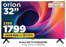 HiFi Corp Orion 32" HD TV OLED32HDB offer