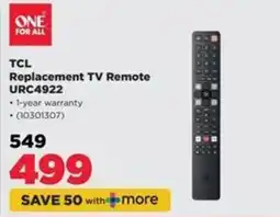 HiFi Corp TCL Replacement TV Remote offer