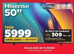 HiFi Corp Hisense 50" offer