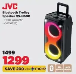 HiFi Corp JVC Bluetooth Trolley Speaker XS-N600 offer
