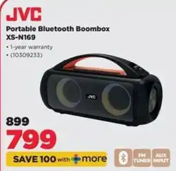 HiFi Corp JVC Portable Bluetooth Boombox XS-N169 offer