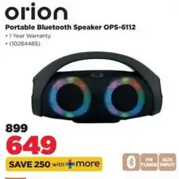 HiFi Corp Orion Portable Bluetooth Speaker OPS-6112 offer