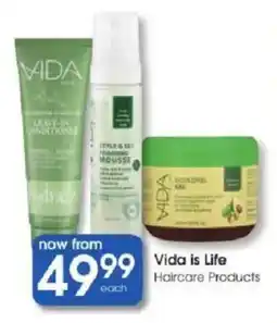 Clicks Vida is Life Haircare Products offer