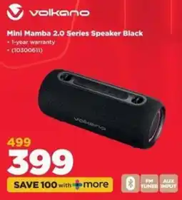 HiFi Corp Volkano Mini Mamba 2.0 Series Speaker Black offer