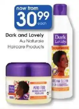 Clicks Dark and Lovely Au Naturel Haircare Products offer