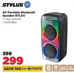 HiFi Corp STYLUS AV Portable Bluetooth Speaker BTL04 offer
