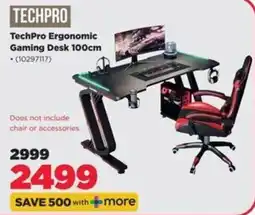 HiFi Corp TechPro Ergonomic Gaming Desk 100cm offer