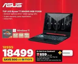 HiFi Corp Asus TUF A15 Ryzen 7 8845HS 8GB 512GB Laptop offer