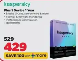HiFi Corp Kaspersky Plus 1 Device 1 Year offer