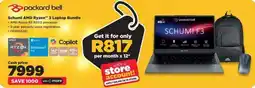 HiFi Corp Packard Bell Schumi AMD Ryzen 3 Laptop Bundle offer