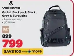 HiFi Corp Volkano G-Unit Backpack Black, Grey & Turquoise offer
