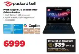 HiFi Corp Packard Bell Prost Rugged LTE Enabled Intel Celeron Laptop offer