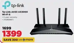 HiFi Corp Tp-Link AX53 AX3000 Wi-Fi 6 offer
