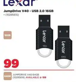 HiFi Corp Lexar JumpDrive V40 16GB offer