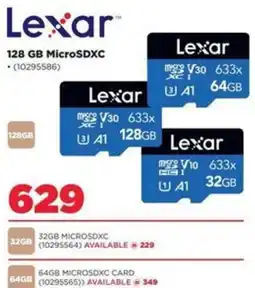 HiFi Corp Lexar 128GB MicroSDXC offer