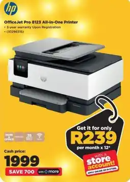 HiFi Corp HP OfficeJet Pro 8123 All-in-One Printer offer