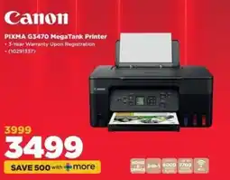HiFi Corp Canon PIXMA G3470 MegaTank Printer offer