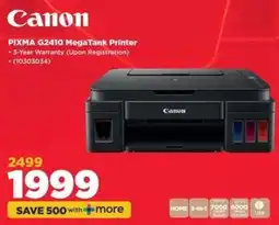 HiFi Corp Canon PIXMA G2410 MegaTank Printer offer