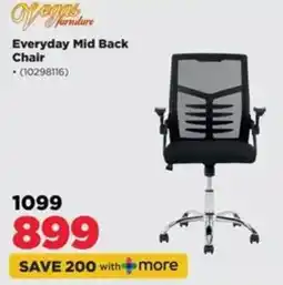 HiFi Corp Vegans Furniture Everyday Mid Back Chair offer