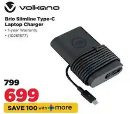 HiFi Corp Volkano Brio Slimline Type-C Laptop Charger offer