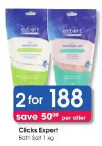 Clicks Clicks Expert Bath Salt offer