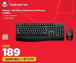 HiFi Corp Volkano Meteor Wireless Keyboard and Mouse Combo offer