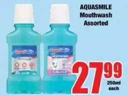 Boxer Aquasmile Mouthwash Assorted offer