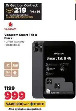 HiFi Corp Vodacom Smart Tab 8 4G offer