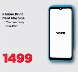 HiFi Corp Khumo Print Card Machine offer