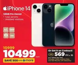 HiFi Corp iPhone 14 128GB Pre-Owned offer