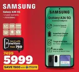 HiFi Corp SAMSUNG Galaxy A36 5G offer