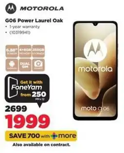 HiFi Corp Motorola G06 Power Laurel Oak offer