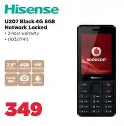HiFi Corp Hisense U207 Black 4G 8GB offer