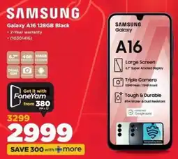 HiFi Corp SAMSUNG Galaxy A16 128GB Black offer