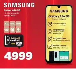 HiFi Corp Samsung Galaxy A26 5G offer