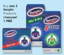 Clicks Benylin Products offer
