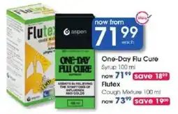 Clicks One-Day Flu Cure offer