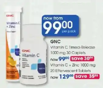 Clicks GNC Vitamin C Timed-Release offer