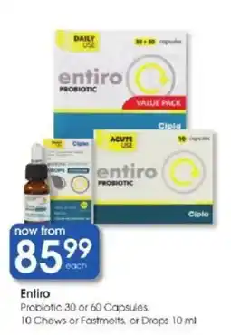 Clicks Entiro Probiotic offer