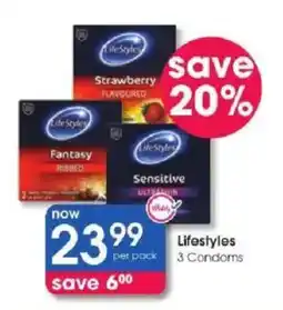Clicks Lifestyles Condoms offer