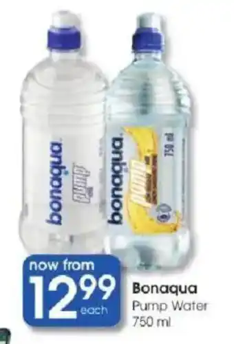Clicks Bonaqua Pump Water offer