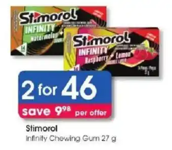 Clicks Stimorol Infinity Chewing Gum offer