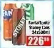 Devland Cash And Carry Fanta/Sprite Stoney Cans offer