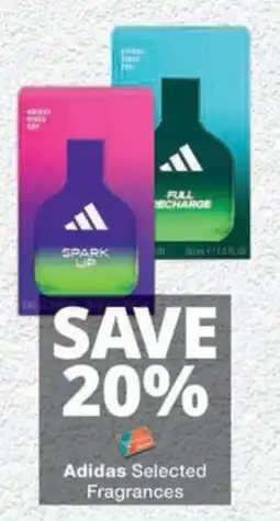 MediRite Adidas Selected Fragrances offer