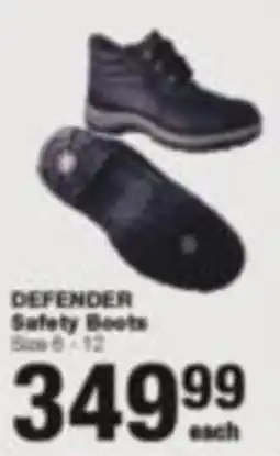 Build It DEFENDER Safety Boots offer