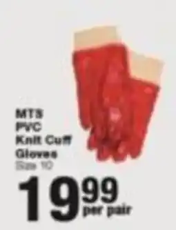 Build It MTS PVC Knit Cuff Gloves offer