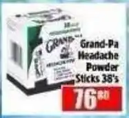 Devland Cash And Carry Grand-Pa Headache Powder Sticks offer