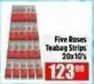 Devland Cash And Carry Five Roses Teabag Strips offer